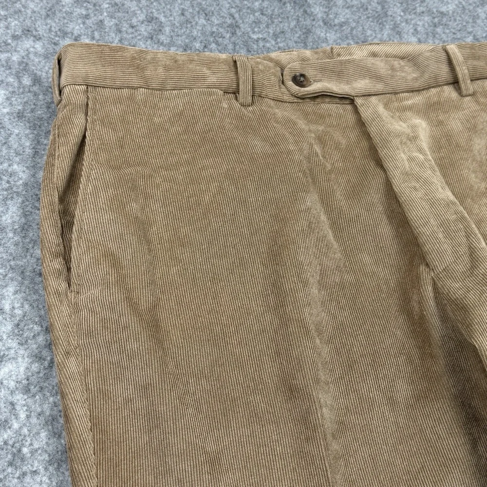 Peter Millar Pants Mens 38 Tan Nanoluxe Corduroy Trousers Preppy Stretch‎